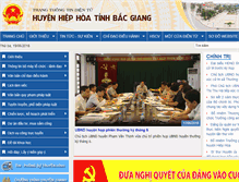Tablet Screenshot of hiephoa.bacgiang.gov.vn