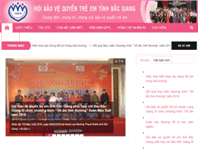 Tablet Screenshot of baovetreem.bacgiang.gov.vn